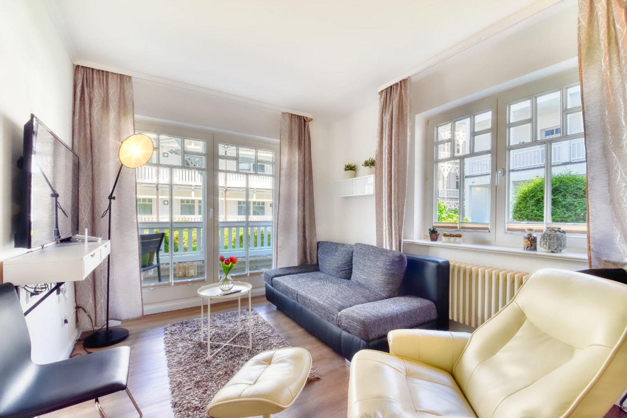 Ferienwohnung "Sonnendeck" In Der Villa Seeadler Binz Buitenkant foto